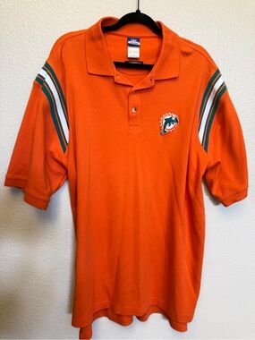 Miami Dolphins NFL Team Apparel Reebok Polo XL